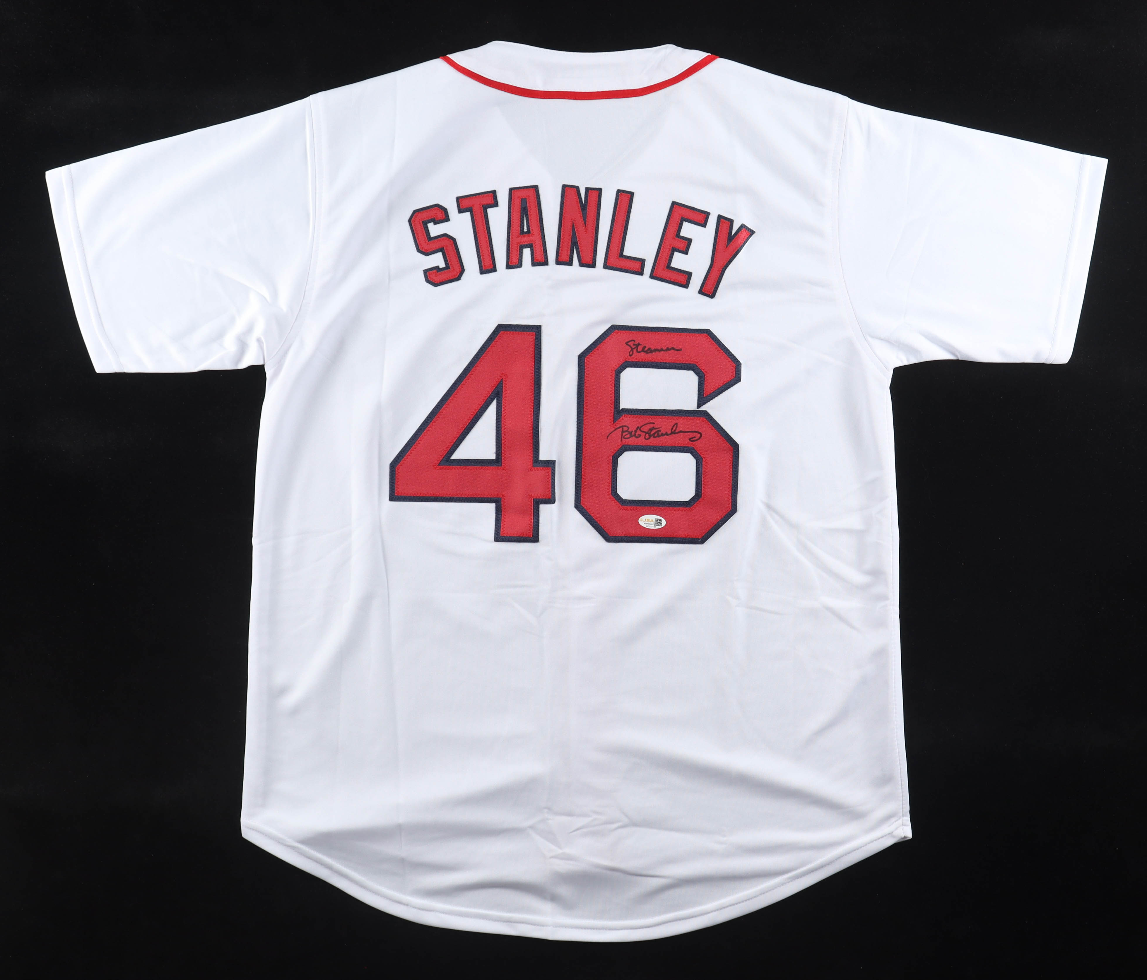 Bob Stanley Signed Jersey Inscribed "Steamer" (JSA) at PristineAuction.com Bob Stanley Signed Jersey Inscribed "Steamer" (JSA) at PristineAuction.com