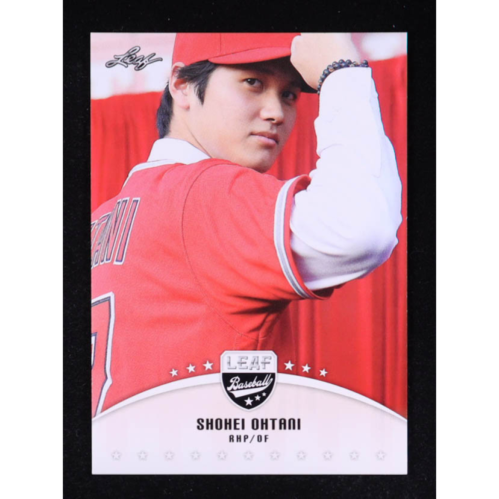 Shohei Ohtani 2018 Leaf Ohtani Baseball #LB01 RC at PristineAuction.com
