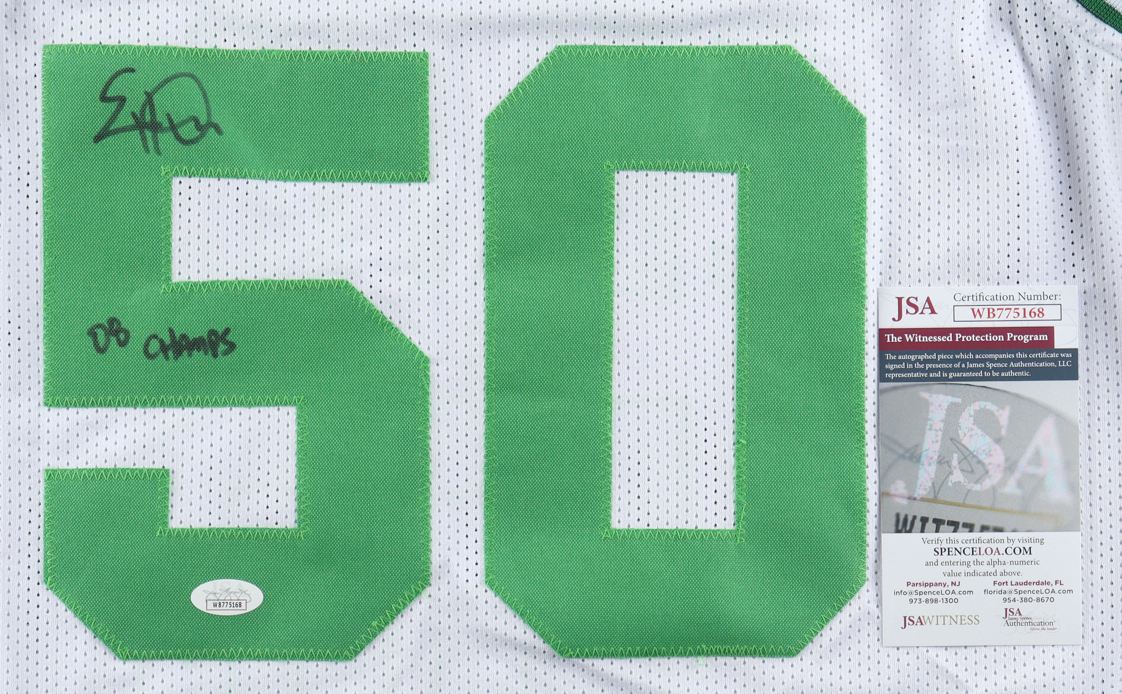 Eddie House Signed Jersey Inscribed "08 Champs" (JSA) at PristineAuction.com Eddie House Signed Jersey Inscribed "08 Champs" (JSA) at PristineAuction.com