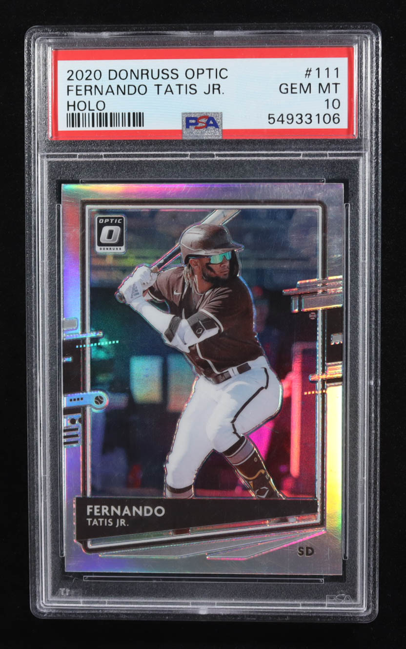 Fernando Tatis Jr. 2020 Donruss Optic #111 RC (PSA 10) at PristineAuction.com Fernando Tatis Jr. 2020 Donruss Optic #111 RC (PSA 10) at PristineAuction.com