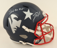 Jarrett Stidham Signed Patriots Full-Size AMP Alternate Speed Helmet Inscribed "Stid The KId" (JSA) at PristineAuction.com