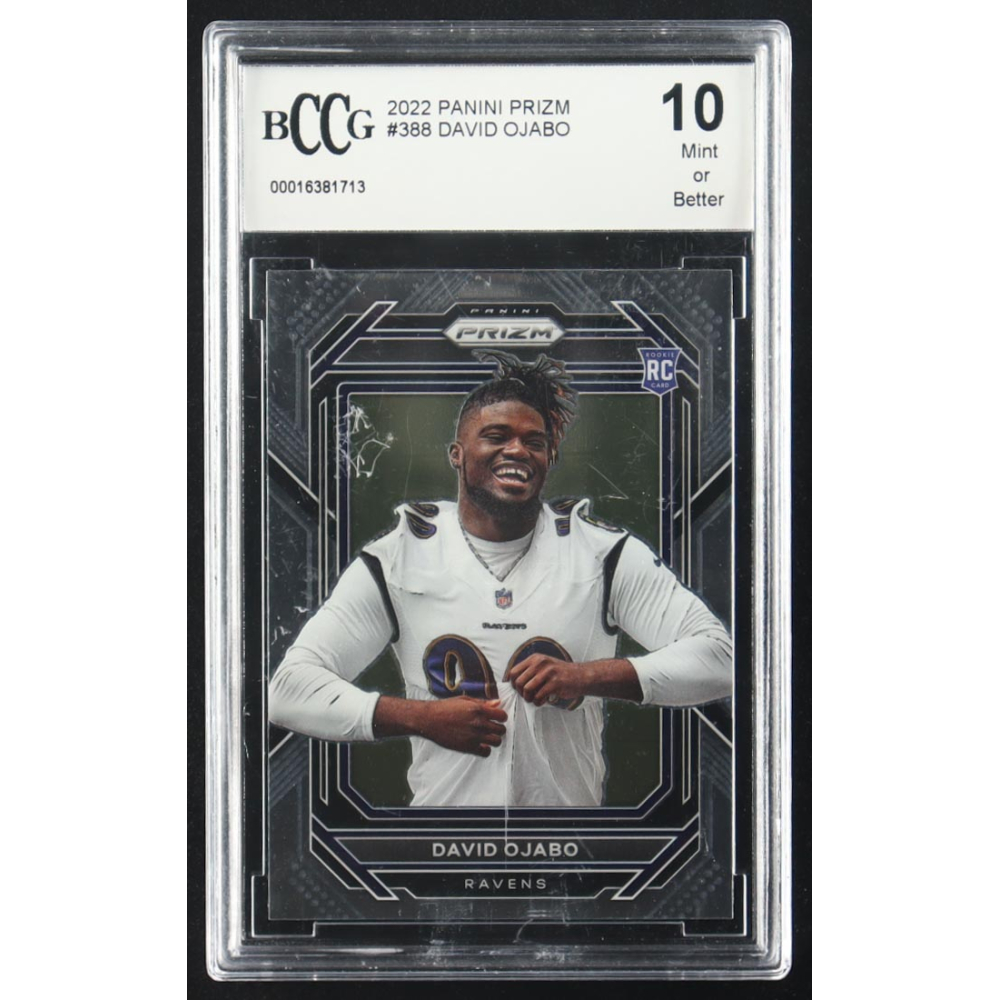 David Ojabo 2022 Panini Prizm #388 RC (BCCG 10) at PristineAuction.com David Ojabo 2022 Panini Prizm #388 RC (BCCG 10) at PristineAuction.com