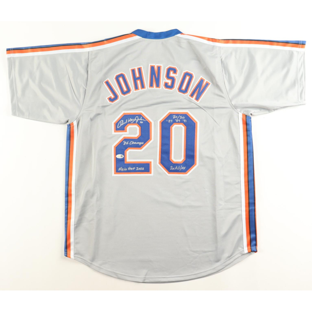 Howard Johnson Signed Jersey With Multiple Inscriptions (JSA) at PristineAuction.com