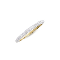 0.40 CTW Natural Diamond Designer Ring Mounted in 10K Yellow Gold H-I, I1-I2 NEW | Estimated Retail Value: $3,955 (IGI) at PristineAuction.com