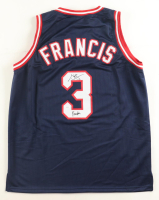 Steve Francis Signed Jersey Inscribed "Franchise" (JSA) at PristineAuction.com