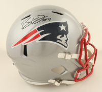 Bailey Zappe Signed Patriots Full-Size Speed Helmet (JSA) at PristineAuction.com
