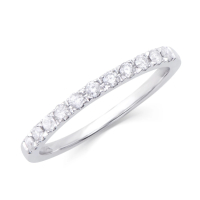 0.28 CTW Natural Diamond Designer Ring Mounted In 10K White Gold H-I, I1-I2 NEW | Estimated Retail Value: $3,810 (IGI) at PristineAuction.com