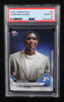 Cameron Ward 2025 Topps Now #D1 RC (PSA 10) at PristineAuction.com