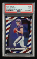 JJ McCarthy 2024 Panini Prizm Prizms Red White and Blue #400 RC (PSA 9) at PristineAuction.com