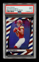 Jayden Daniels 2024 Panini Prizm Prizms Red White and Blue #347 RC (PSA 9) at PristineAuction.com