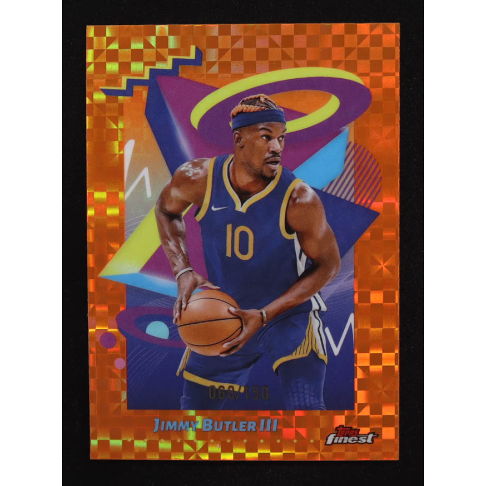 Jimmy Butler III 2024-25 Finest Orange X-Fractors #247 #068/150 at PristineAuction.com