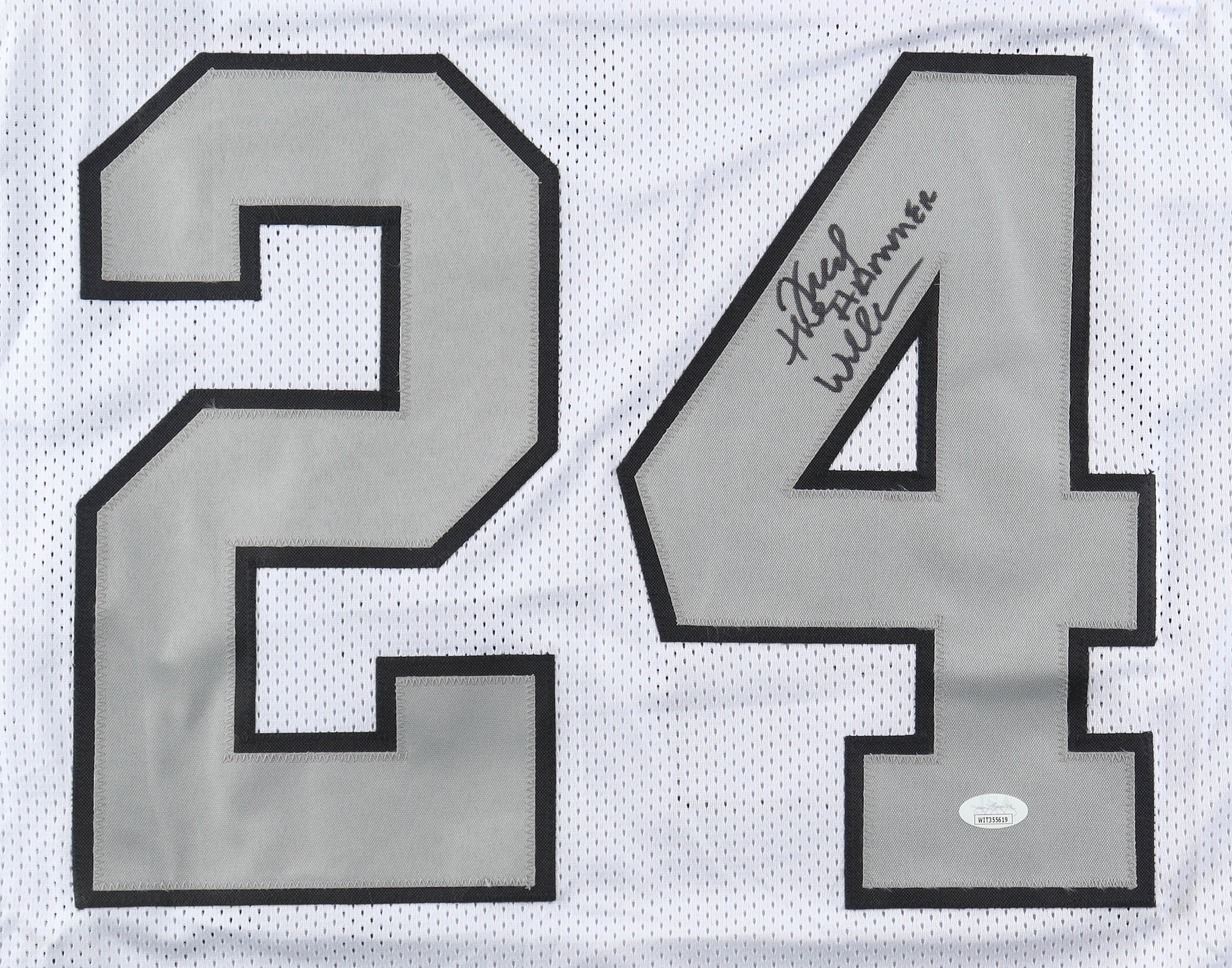 Fred "The Hammer" Williamson Signed Jersey (JSA) at PristineAuction.com Fred "The Hammer" Williamson Signed Jersey (JSA) at PristineAuction.com