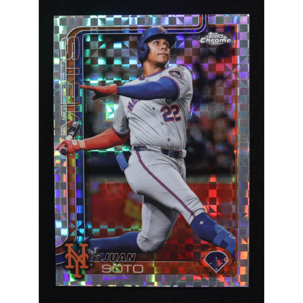 Juan Soto 2025 Topps Chrome X-Fractors #200 at PristineAuction.com