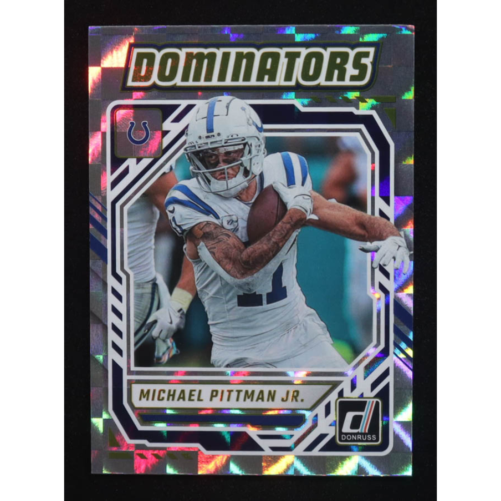Michael Pittman Jr. 2025 Donruss Dominators #33 at PristineAuction.com