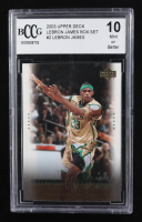 Lebron James 2003 Upper Deck Box Set #2 RC (BCCG 10) at PristineAuction.com