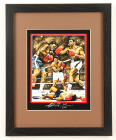 "Muhammad Ali" Custom Framed LE Lithograph Print By Anthony Douglas (Douglas) at PristineAuction.com