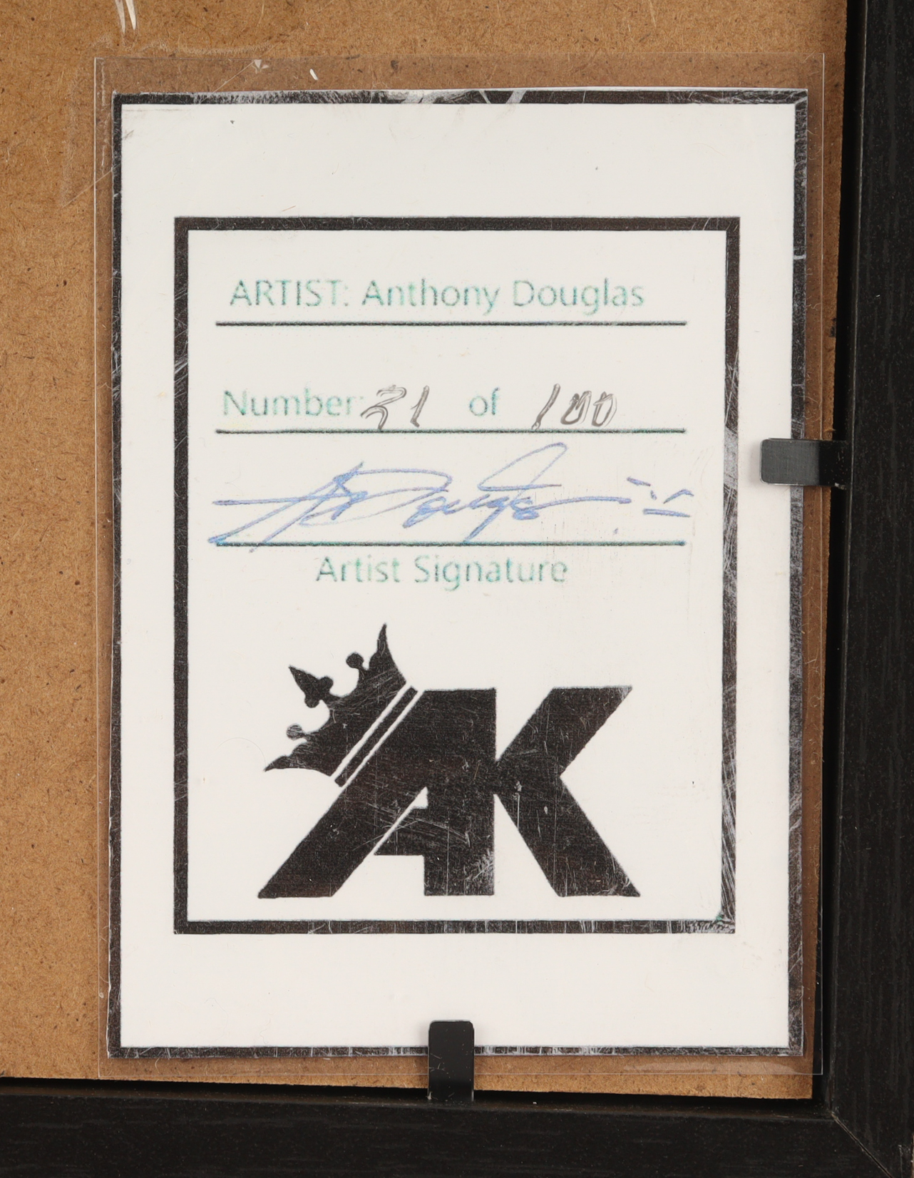 "Taylor Swift" LE Custom Framed Lithograph Print Display By Anthony Douglas (Douglas) at PristineAuction.com "Taylor Swift" LE Custom Framed Lithograph Print Display By Anthony Douglas (Douglas) at PristineAuction.com