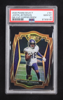 Justin Jefferson 2020 Select Prizm Copper Die Cut #161 RC #100/355 (PSA 10) at PristineAuction.com