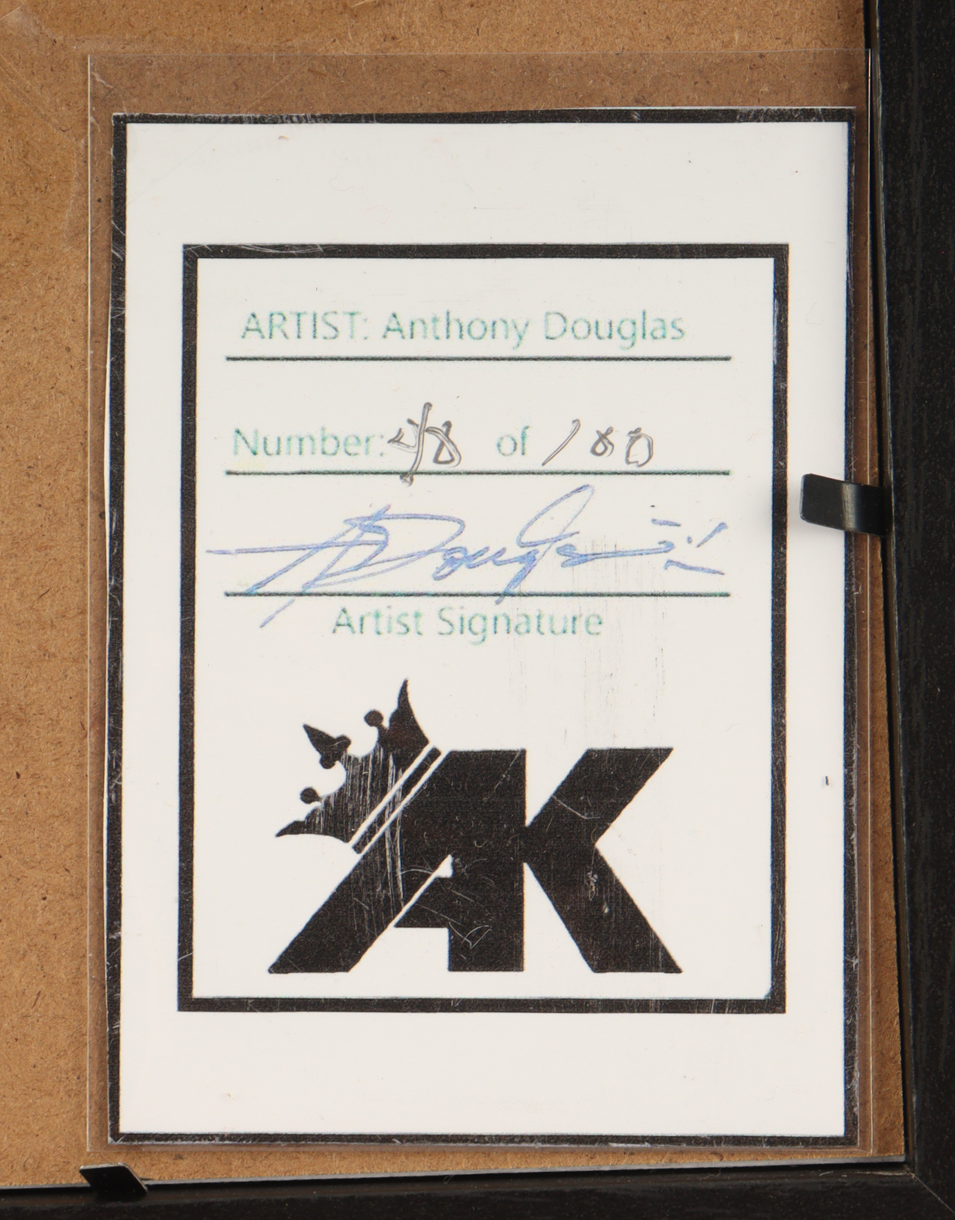 "Taylor Swift" LE Custom Framed Lithograph Print Display By Anthony Douglas (Douglas) at PristineAuction.com "Taylor Swift" LE Custom Framed Lithograph Print Display By Anthony Douglas (Douglas) at PristineAuction.com