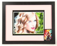 "Taylor Swift" LE Custom Framed Lithograph Print Display By Anthony Douglas (Douglas) at PristineAuction.com