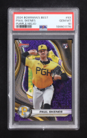 Paul Skenes 2024 Bowman's Best Purple Mojo Refractors #53 RC #147/250 (PSA 10) at PristineAuction.com
