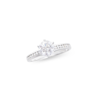 1.29 CTW TOP Lab Grown Diamonds Designer Ring E-F, VVS2 NEW | Estimated Retail Value: $4,175 (IGI) at PristineAuction.com