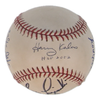 Philadelphia Phillies Legends | OML Baseball Signed by (7) with Harry Kalas, Greg Luzinski, Ryan Howard (JSA) at PristineAuction.com Philadelphia Phillies Legends | OML Baseball Signed by (7) with Harry Kalas, Greg Luzinski, Ryan Howard (JSA) at PristineAuction.com