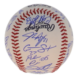 2018 Collegiate USA Baseball Team | NCAA Baseball Signed by (35) with Spencer Torkelson, Bryson Stott, Adley Rutschman (JSA) at PristineAuction.com 2018 Collegiate USA Baseball Team | NCAA Baseball Signed by (35) with Spencer Torkelson, Bryson Stott, Adley Rutschman (JSA) at PristineAuction.com