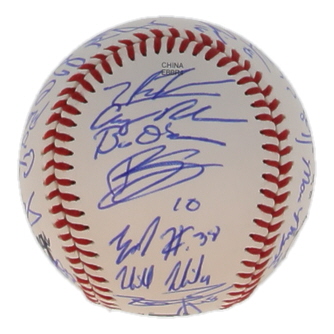 2018 Collegiate USA Baseball Team | NCAA Baseball Signed by (35) with Spencer Torkelson, Bryson Stott, Adley Rutschman (JSA) at PristineAuction.com 2018 Collegiate USA Baseball Team | NCAA Baseball Signed by (35) with Spencer Torkelson, Bryson Stott, Adley Rutschman (JSA) at PristineAuction.com