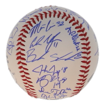 2018 Collegiate USA Baseball Team | NCAA Baseball Signed by (35) with Spencer Torkelson, Bryson Stott, Adley Rutschman (JSA) at PristineAuction.com 2018 Collegiate USA Baseball Team | NCAA Baseball Signed by (35) with Spencer Torkelson, Bryson Stott, Adley Rutschman (JSA) at PristineAuction.com