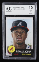Ronald Acuna 2018 Topps Living Legend #19 RC (BCCG 10) at PristineAuction.com