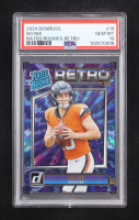 Bo Nix 2024 Donruss Rated Rookies Retro #19 RC (PSA 10) at PristineAuction.com