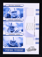 Peyton Manning / Marvin Harrison / Edgerrin James 2006 Absolute Memorabilia Team Trios Materials #4 #067/100 at PristineAuction.com