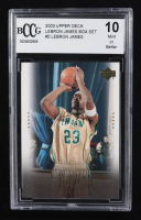 Lebron James 2003 Upper Deck Box Set #5 RC (BCCG 10) at PristineAuction.com