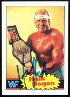 Hulk Hogan Signed Reprint Card (Beckett) at PristineAuction.com