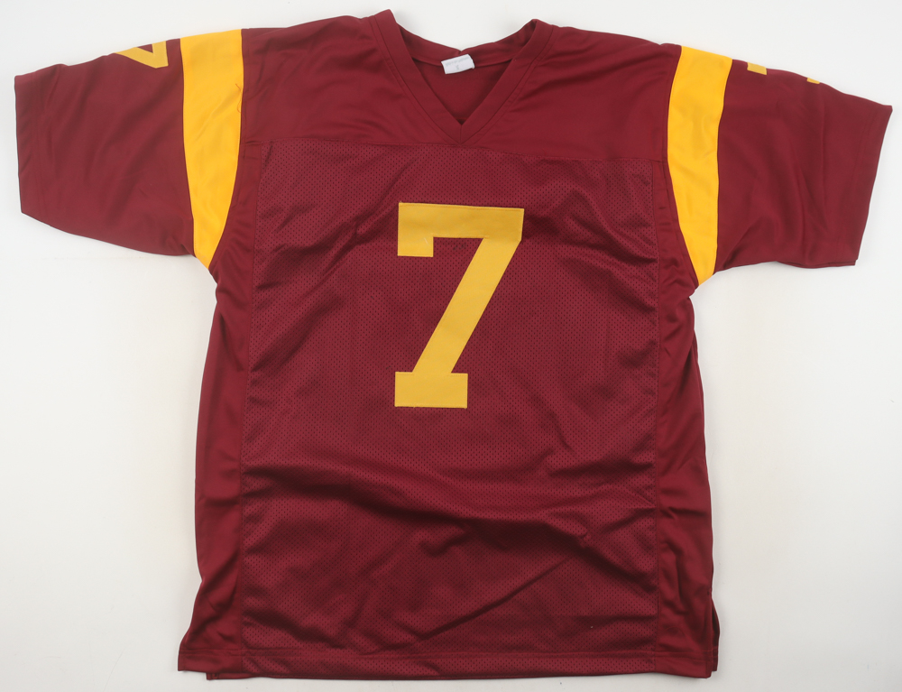 Mark Carrier Signed Jersey Inscribed "2x All American" (Beckett) at PristineAuction.com Mark Carrier Signed Jersey Inscribed "2x All American" (Beckett) at PristineAuction.com