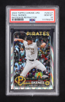 Paul Skenes 2024 Topps Chrome Update RayWave Refractors #USC27 RC (PSA 10) at PristineAuction.com