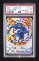 Puka Nacua 2023 Elite Turn of the Century Autographs Orange #94 RC #54/99 (PSA 10) at PristineAuction.com