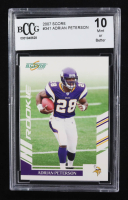 Adrian Peterson 2007 Score #341 RC (BCCG 10) at PristineAuction.com
