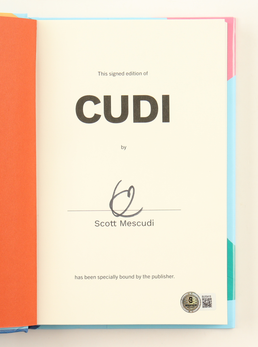Kid Cudi Signed "Cudi" Hardcover Book (Beckett) at PristineAuction.com Kid Cudi Signed "Cudi" Hardcover Book (Beckett) at PristineAuction.com