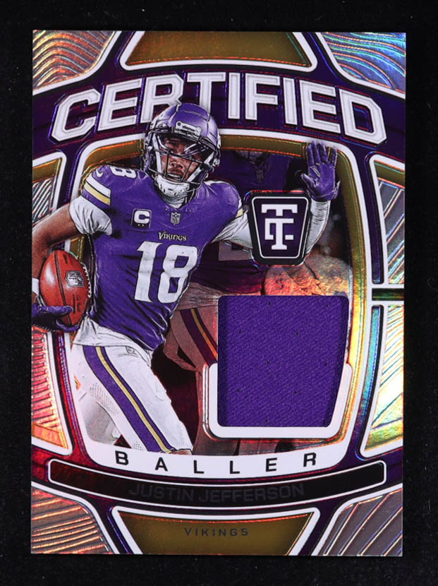 Justin Jefferson 2024 Totally Certified Certified Baller Jerseys #19 #004/149 at PristineAuction.com Justin Jefferson 2024 Totally Certified Certified Baller Jerseys #19 #004/149 at PristineAuction.com