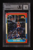Spud Webb Signed 1986-87 Fleer #120 RC Inscribed "Slam Dunk Champ 86" (BGS | Auto 10) at PristineAuction.com