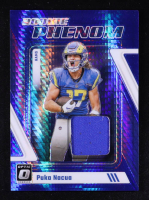 Puka Nacua 2023 Donruss Optic Rookie Phenoms Jerseys Blue Hyper #10 RC at PristineAuction.com