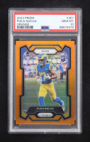 Puka Nacua 2023 Panini Prizm Prizms Orange #357 RC #058/249 (PSA 10) at PristineAuction.com