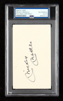 Mickey Mantle Signed Index Card (PSA) at PristineAuction.com