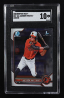 Jackson Holliday 2022 Bowman Draft #BDC-168 RC (SGC 10) at PristineAuction.com