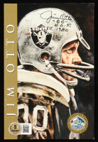 Jim Otto Signed Hall of Fame Signature Series Card Inscribed "H.O.F. 1980" (Beckett) at PristineAuction.com