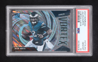 Jalen Hurts 2021 Donruss Vortex Lava #8 #04/10 (PSA 10) at PristineAuction.com