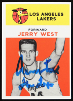 Jerry West Signed Rookie Reprint Card Inscribed "Mr. Logo" (Beckett) at PristineAuction.com