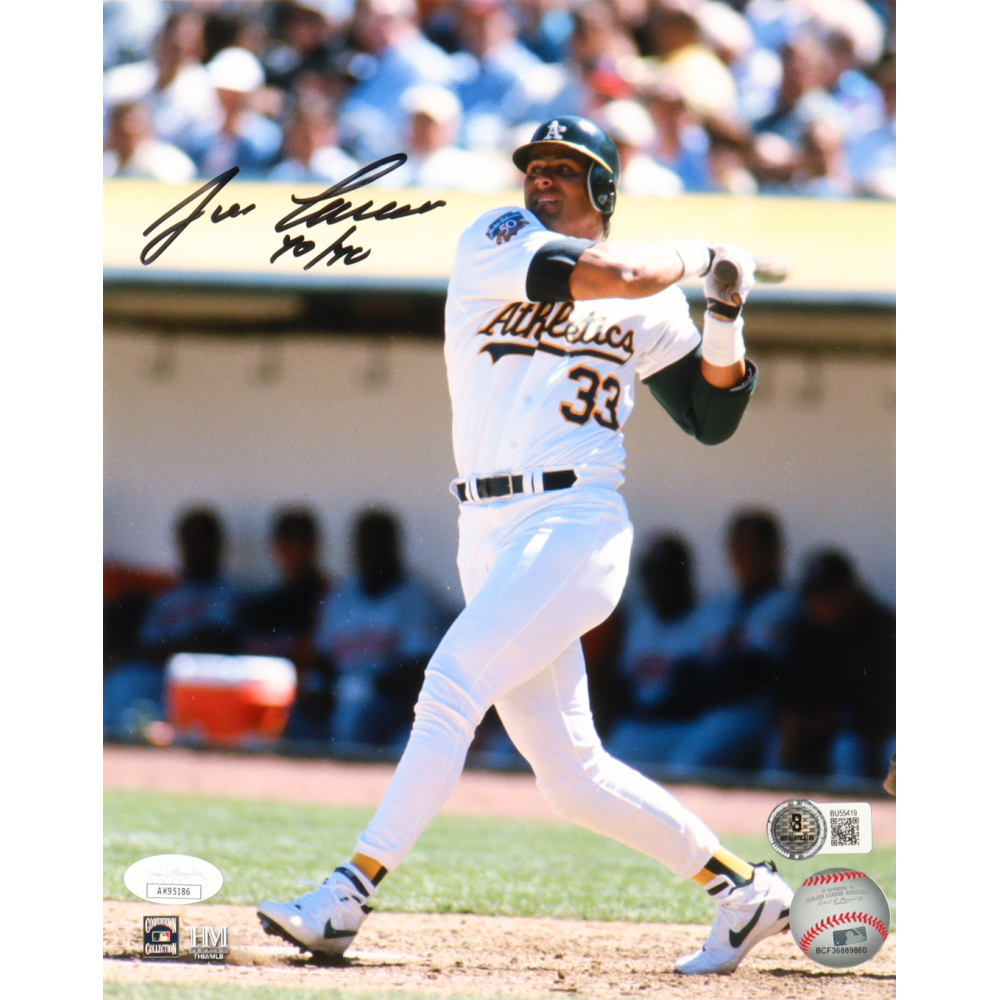 Jose Canseco Signed Athletics 8x10 Photo Inscribed "40/40" (JSA) at PristineAuction.com